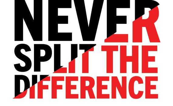 Book cover of Never Split the Difference by Chris Voss