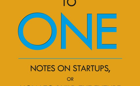 Book cover of Zero to One by Peter Theil